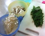 ツナときのこの和風パスタ作り方1写真
