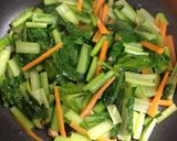 【木綿豆腐】小松菜のツナ炒め作り方5写真