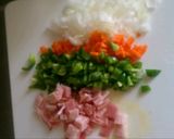 しょうゆマヨ炒飯作り方1写真