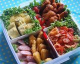 運動会や行楽に３段重作り方1写真