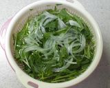 鶏肉の水菜サラダ カレー風味作り方2写真