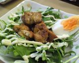 鶏肉の水菜サラダ カレー風味作り方6写真