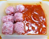 *ルクエde塩麹ミートボールのトマト煮*作り方3写真
