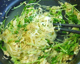 豆苗とツナと春雨の和風炒め作り方6写真