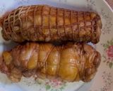カルディ商品で鶏肉の八幡巻き作り方4写真
