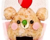 キャラ弁＊簡単♡おにぎりdeくまちゃん作り方3写真