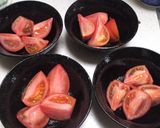 夏バテ知らず☆冷やしトマトのサラダ作り方1写真