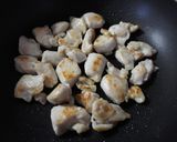 やみつき♪きのこと鶏肉トマデミソース炒め作り方5写真