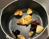 お手軽！揚げない、揚げナスと厚揚げのお味噌汁作り方2写真