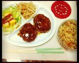 ゼラチン入り♡ほうれん草ハンバーグ♡作り方5写真
