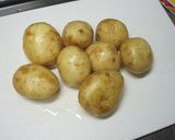 素揚げ新じゃがのめんつゆバター煮作り方2写真