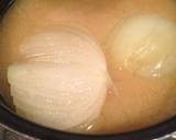 新玉ねぎのごま味噌ミルクスープ作り方3写真