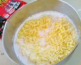 辛ラーメン☆カルボナーラ風作り方1写真