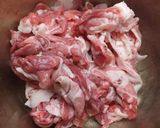冷豚丼　～みょうが＆大葉～作り方2写真
