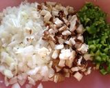 お野菜たっぷり日本のお母さんハンバーグ作り方1写真