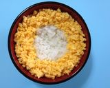 海と陸の卵さん♡ご機嫌いかが♡交流丼♡作り方2写真