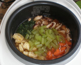 フキとフキの葉の炊き込みご飯(おこわ)作り方10写真