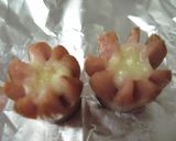 ウインナーとチーズでお花作り方3写真