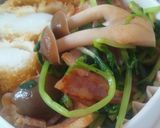 簡単お弁当☆豆苗とベーコンとしめじ炒め作り方3写真