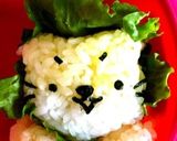 キャラ弁 レタスdeライオン作り方3写真