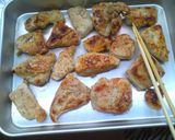 激安ジューシー塩麹鶏てばオレンジソース作り方10写真