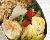 鶏肉と梅のふわふわ丸め焼き作り方4写真