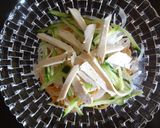 蒸し鶏と香味野菜で和韓折衷なビビン麺作り方5写真