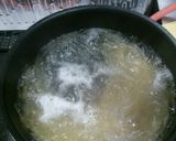 焼き豚とスナックえんどうのパスタ作り方2写真