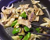 豚バラ肉とたっぷり野菜の丼。作り方10写真