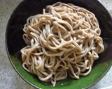 トマトとおかひじきのおろしそば作り方4写真