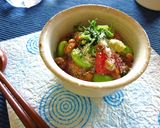 枝豆×トマト　わさび風味納豆作り方5写真