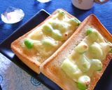 枝豆のわさびバターチーズトースト作り方4写真
