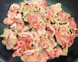 簡単♪豚こまと小松菜の塩バター炒め作り方3写真