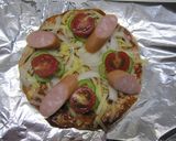 息子の帰りを待つ☆おやつピザ作り方12写真