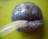 赤飯とカラーオブでクッキーモンスター作り方8写真