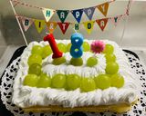 誕生日マスカットケーキ　作り方21写真