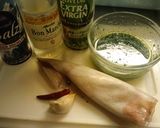 バジルたっぷり★スルメイカのジェノベーゼ作り方1写真