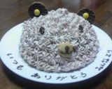 愛されクマちゃんケーキ(*^^*)作り方1写真