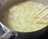 我が家の定番☆キャベツと卵の簡単味噌汁作り方4写真