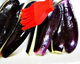 レンジ蒸し茄子の色鮮やか冷製*ピリ辛だれ作り方1写真