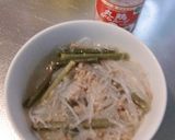 挽き肉と春雨とワラビのスープ煮です作り方4写真