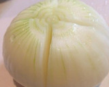 まるごと新玉ねぎのレンジ蒸し作り方1写真