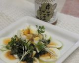 わかめ菜とゆで卵のサラダ作り方4写真