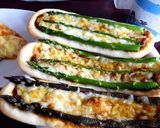 アスパラの丸ごとピザ・・・塩麹風味作り方3写真