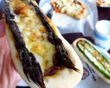 アスパラの丸ごとピザ・・・塩麹風味作り方4写真