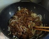 スパイシーカレー牛肉onミックスサラダ作り方2写真