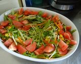 スパイシーカレー牛肉onミックスサラダ作り方3写真