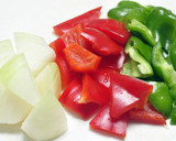 韓国料理ーさつま揚げと野菜炒め作り方1写真
