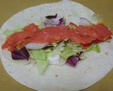 スモークサーモンと生野菜のロールサラダ作り方1写真