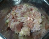 鶏とアスパラのデミグラスソース煮作り方1写真